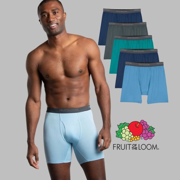 Fruit of the Loom Other - FRUIT OF THE LOOM 5-Pack Men's 360 Stretch Boxer Briefs  NEW!!